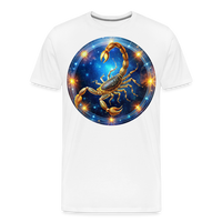 Thumbnail for Men's Mystic Scorpio Premium T-Shirt - white