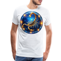 Thumbnail for Men's Mystic Scorpio Premium T-Shirt - white