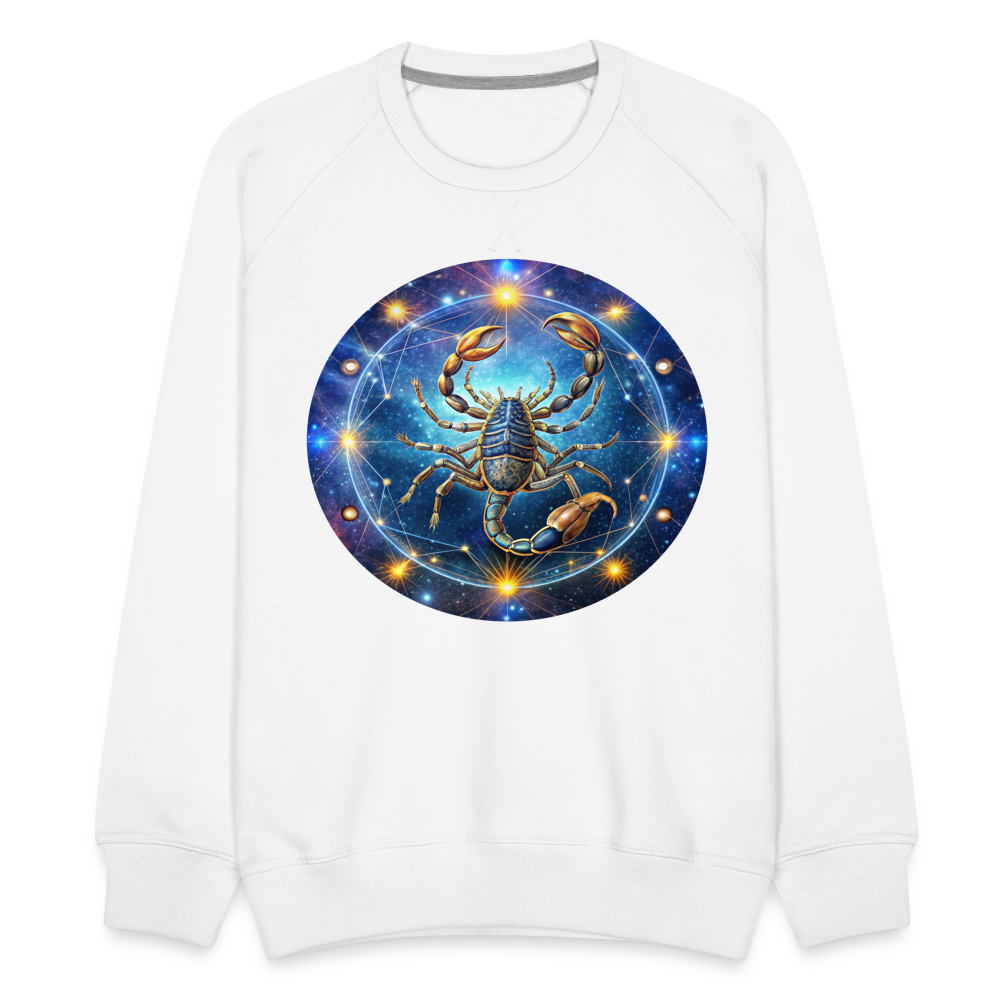 Men’s Symbol Scorpio Premium Sweatshirt - white