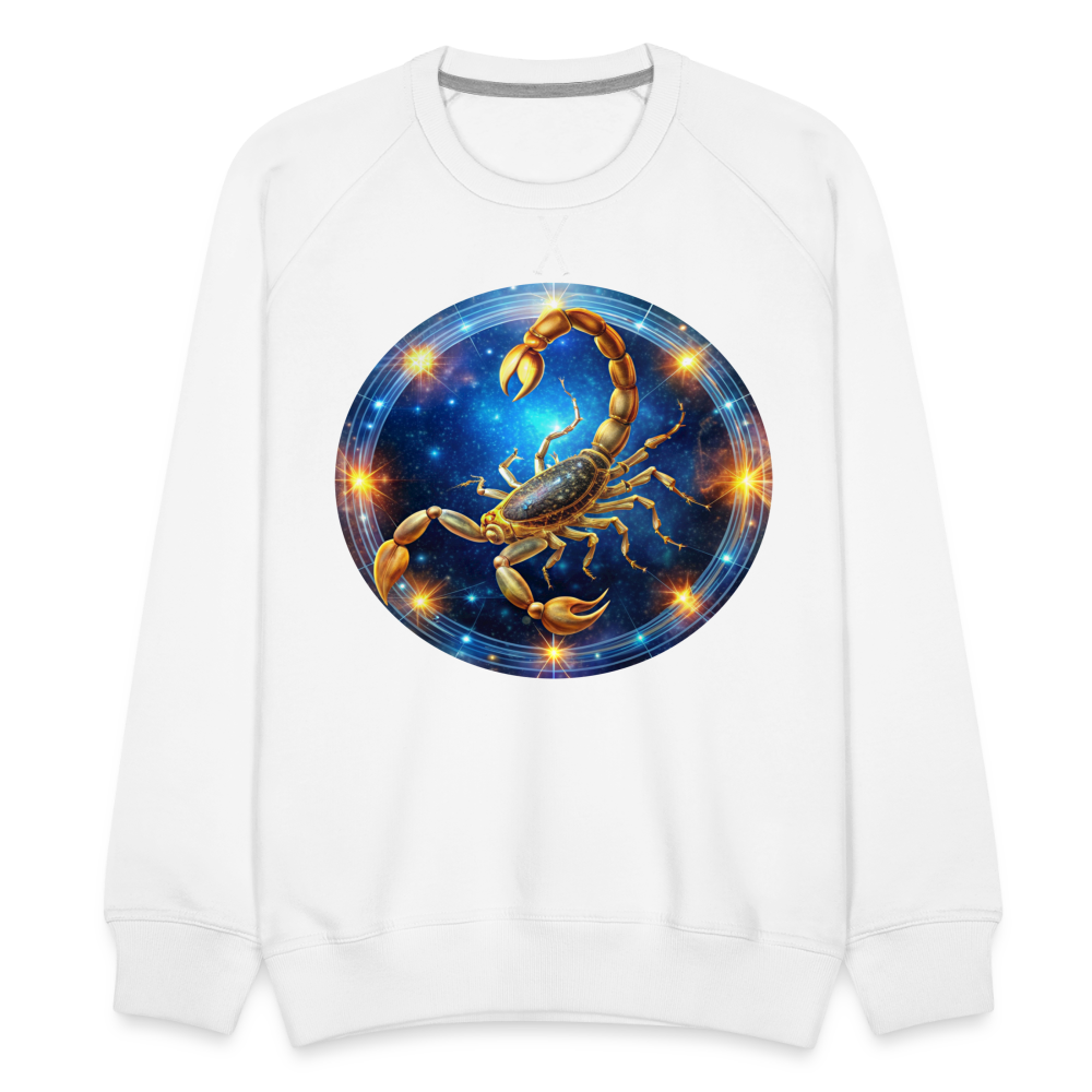 Men’s Mystic Scorpio Premium Sweatshirt - white