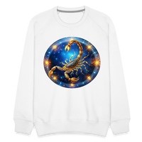 Thumbnail for Men’s Mystic Scorpio Premium Sweatshirt - white