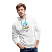 Thumbnail for Men’s Dragonfly Oasis V.1 Premium Hoodie - white