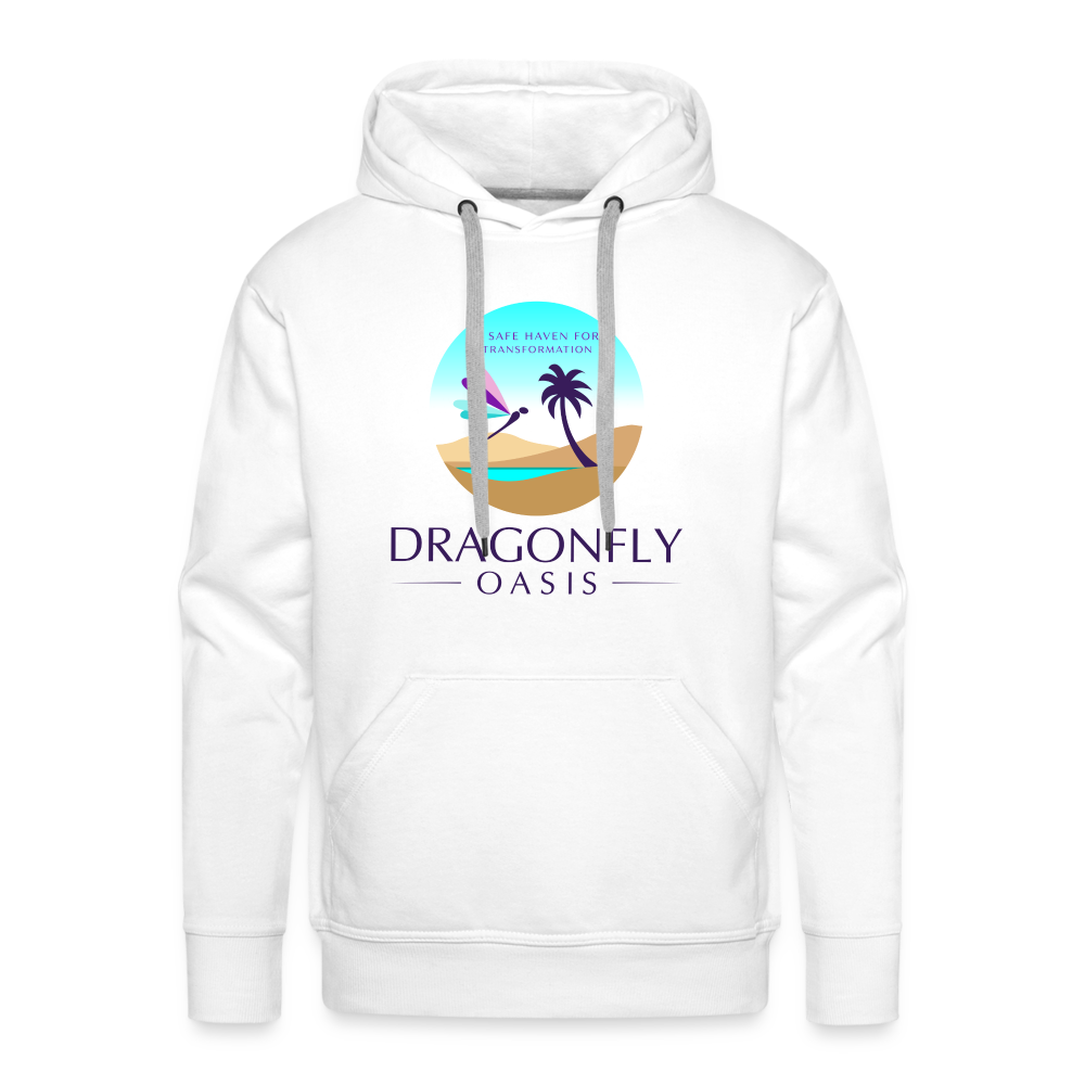 Men’s Dragonfly Oasis V.1 Premium Hoodie - white