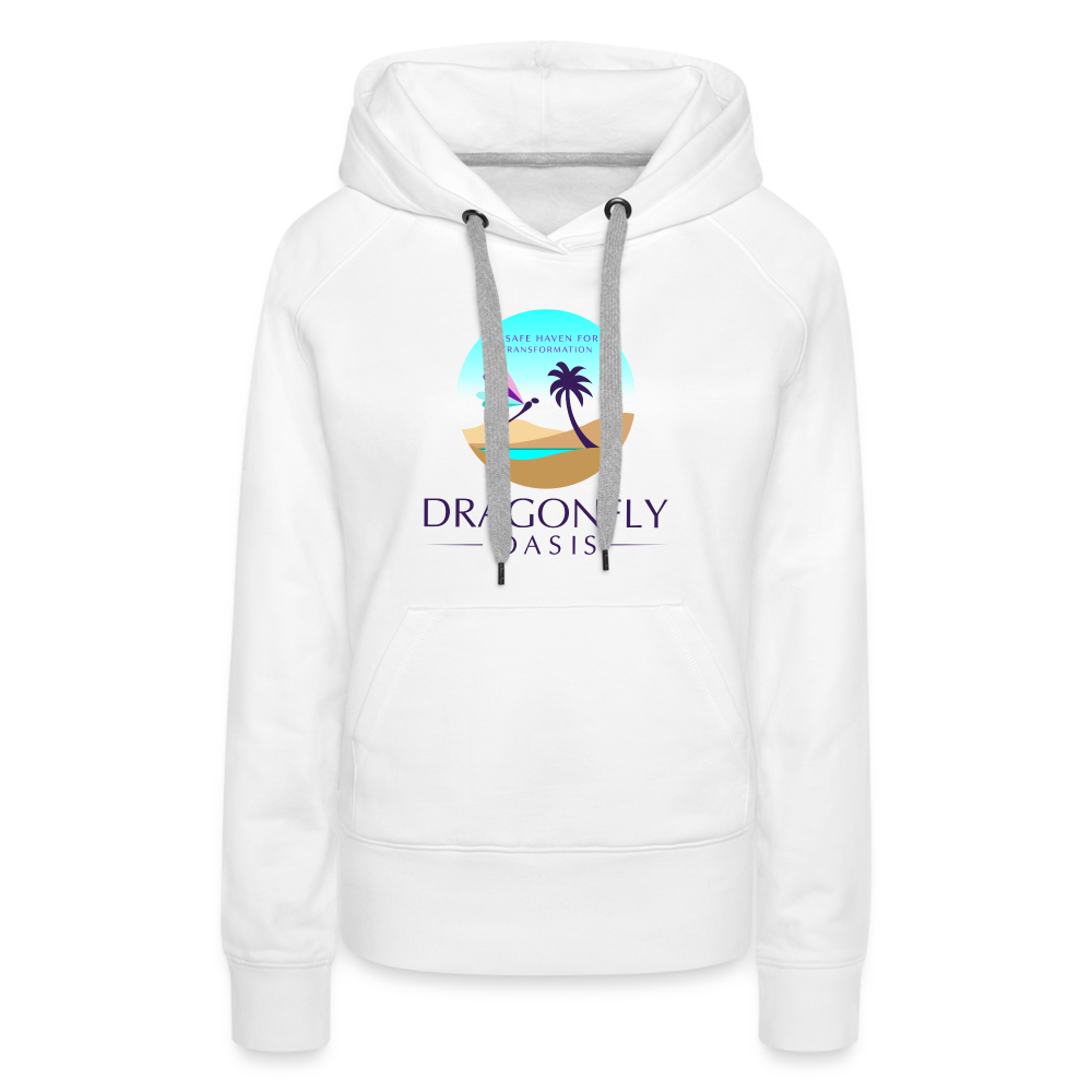 Women’s Dragonfly Oasis V.1 Premium Hoodie - white