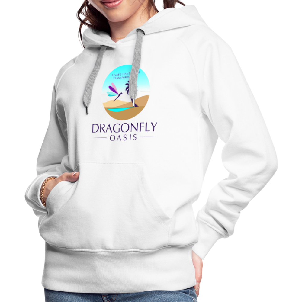 Women’s Dragonfly Oasis V.1 Premium Hoodie - white