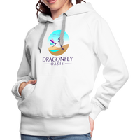 Thumbnail for Women’s Dragonfly Oasis V.1 Premium Hoodie - white