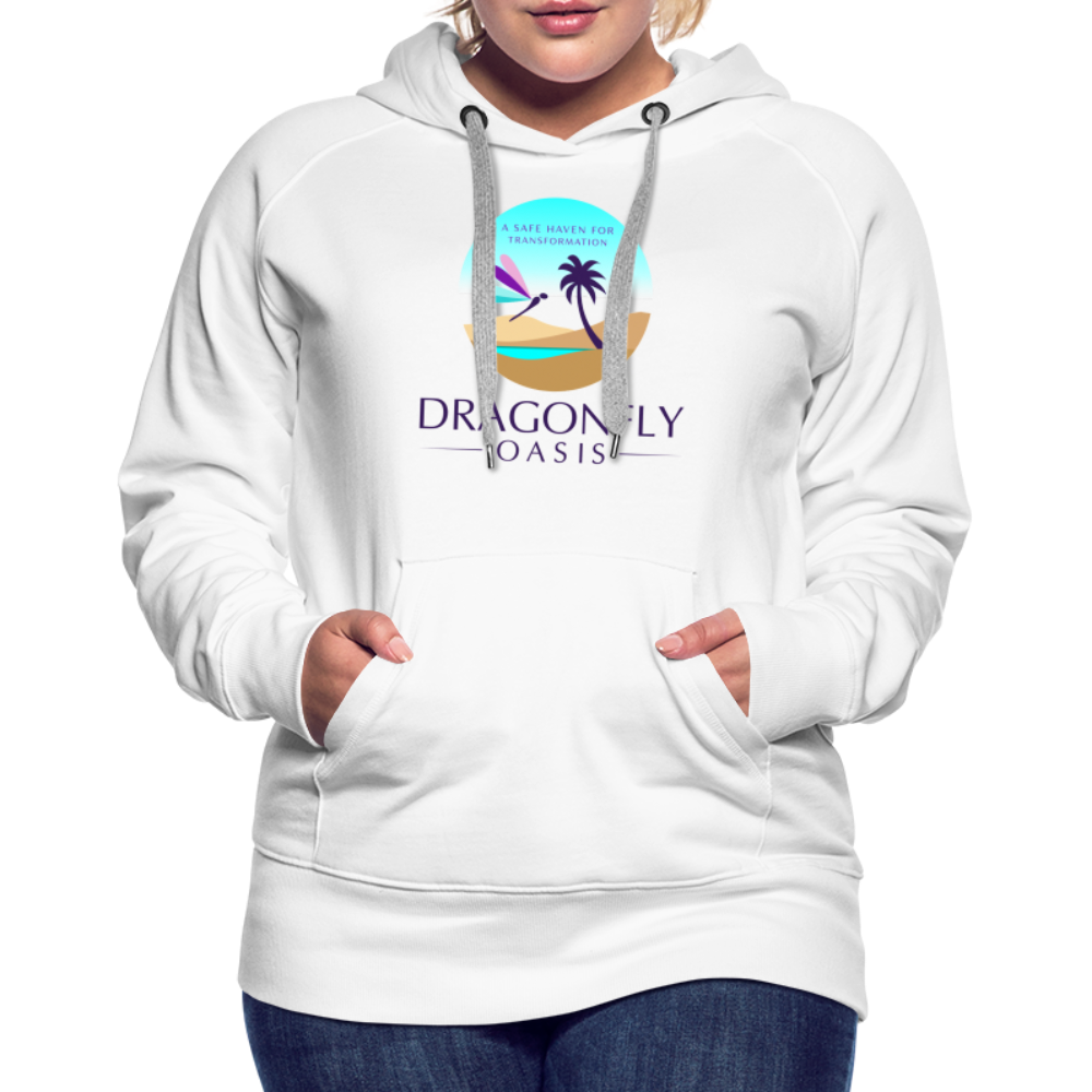 Women’s Dragonfly Oasis V.1 Premium Hoodie - white