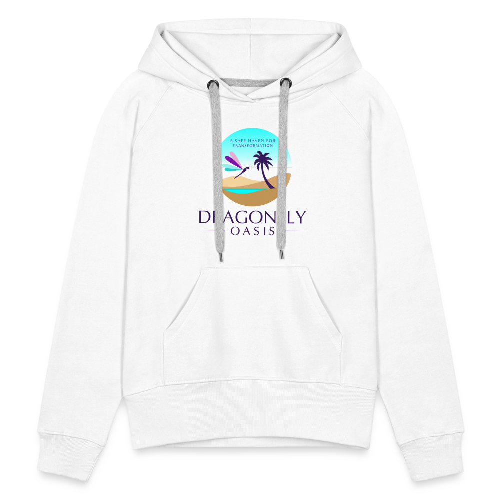 Women’s Dragonfly Oasis V.1 Premium Hoodie - white