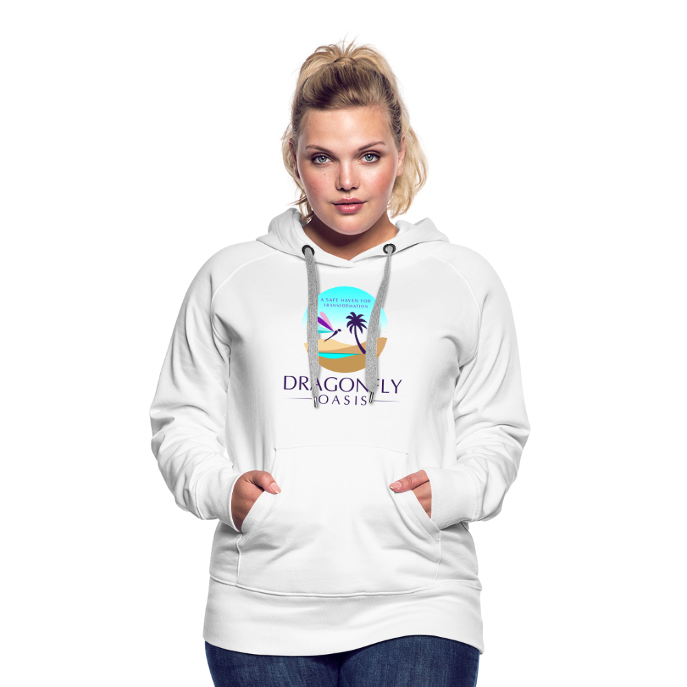 Women’s Dragonfly Oasis V.1 Premium Hoodie - white