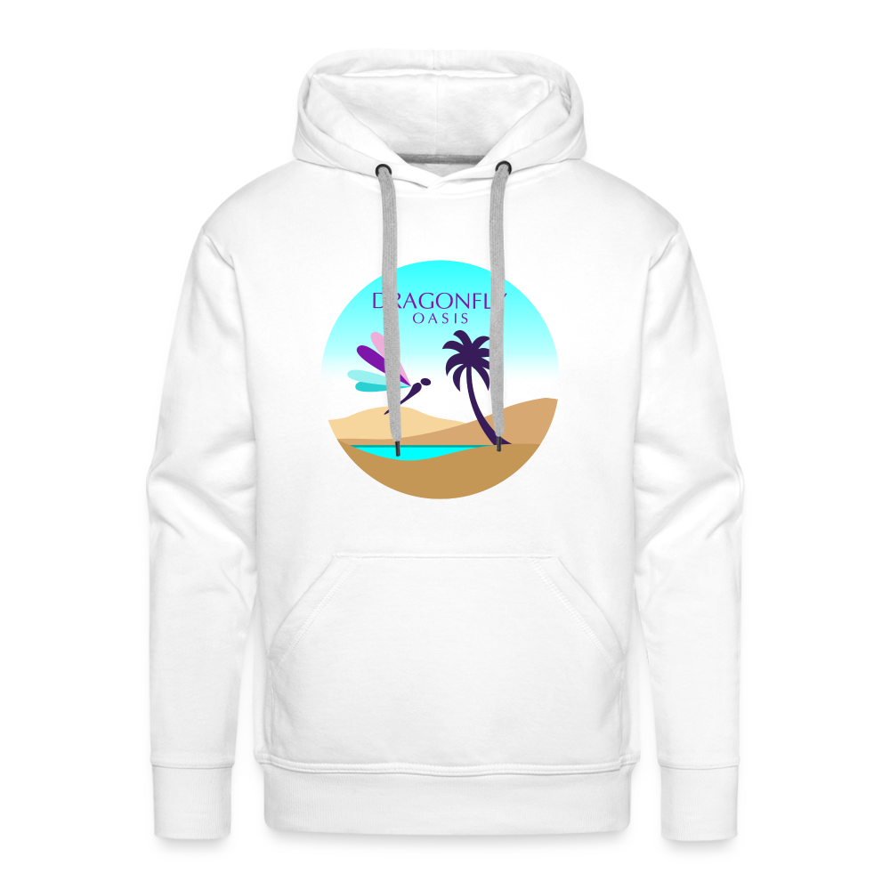 Men’s Dragonfly Oasis V.2 Premium Hoodie - white