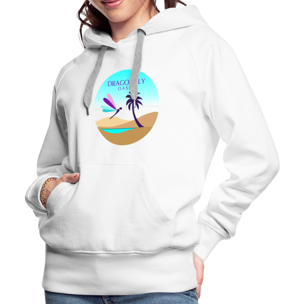 Women’s Dragonfly Oasis V.2 Premium Hoodie - white