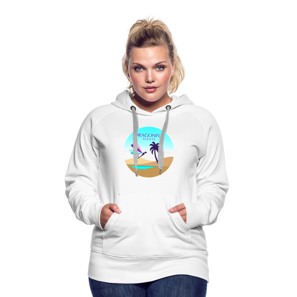 Women’s Dragonfly Oasis V.2 Premium Hoodie - white