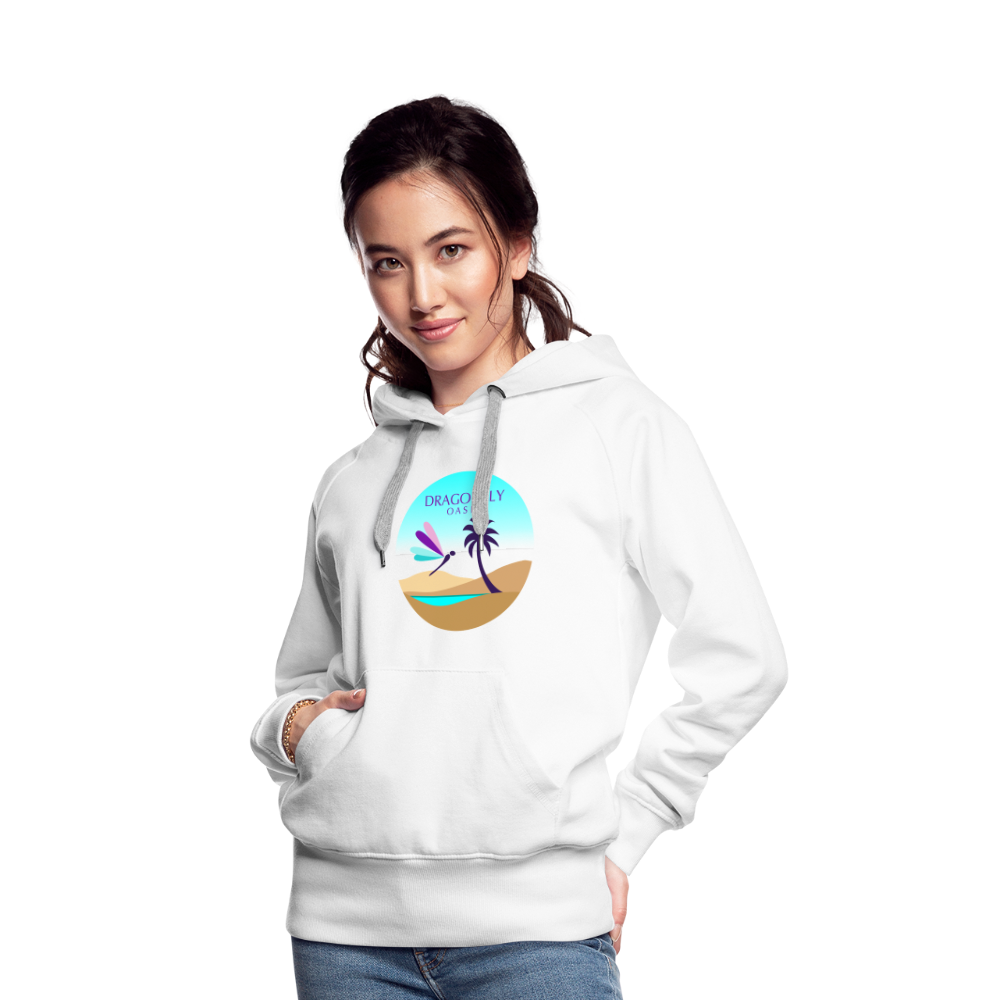 Women’s Dragonfly Oasis V.2 Premium Hoodie - white