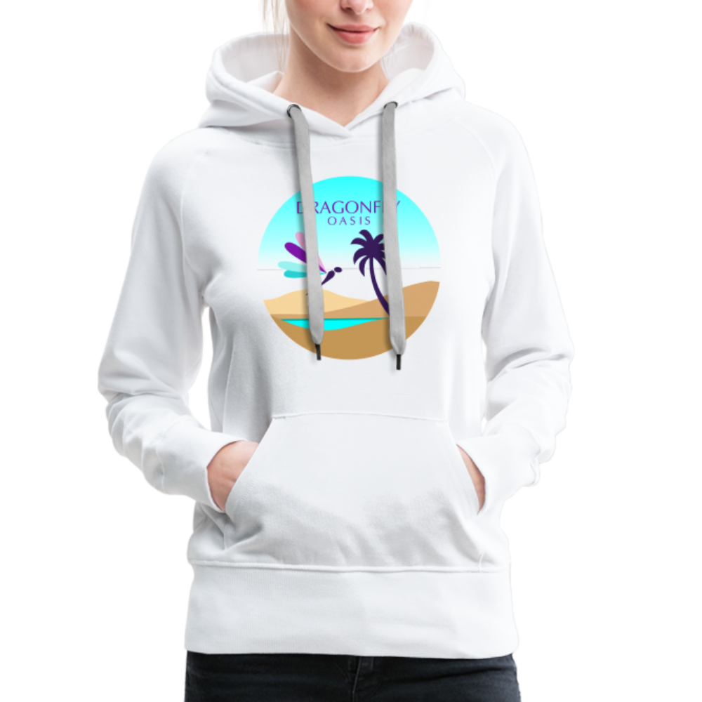 Women’s Dragonfly Oasis V.2 Premium Hoodie - white