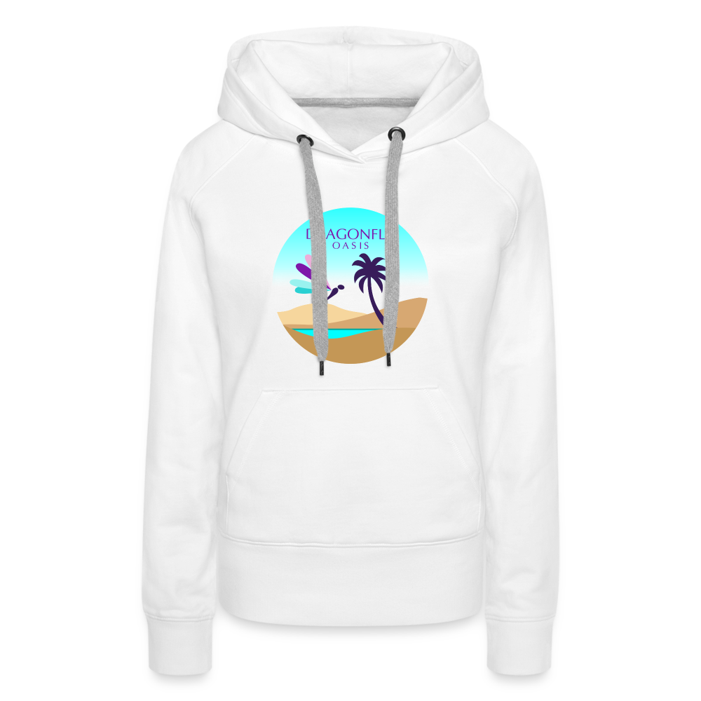 Women’s Dragonfly Oasis V.2 Premium Hoodie - white