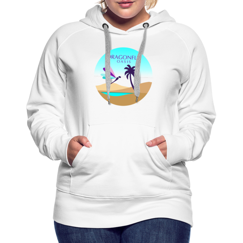 Women’s Dragonfly Oasis V.2 Premium Hoodie - white