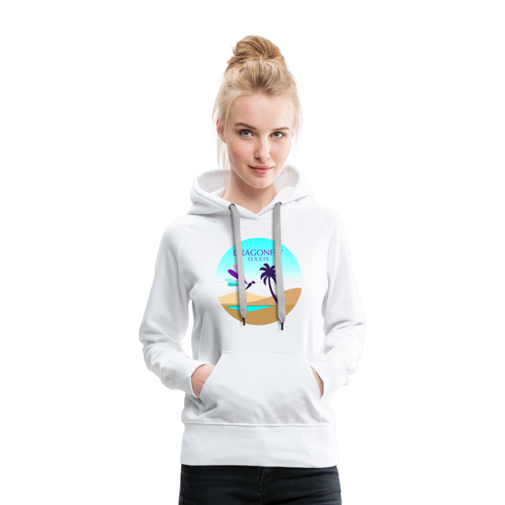 Women’s Dragonfly Oasis V.2 Premium Hoodie - white