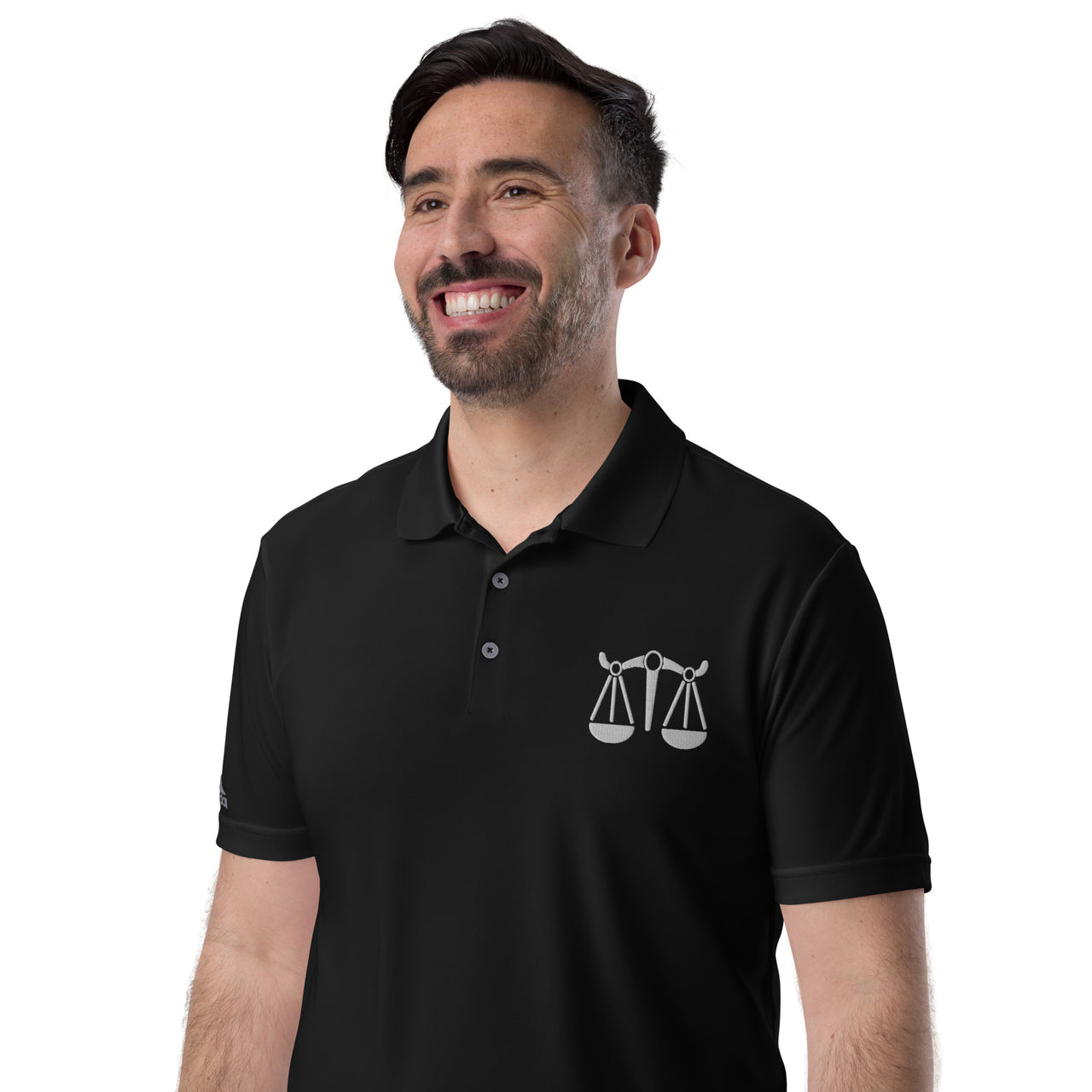 Men's Libra Black Polo Shirt