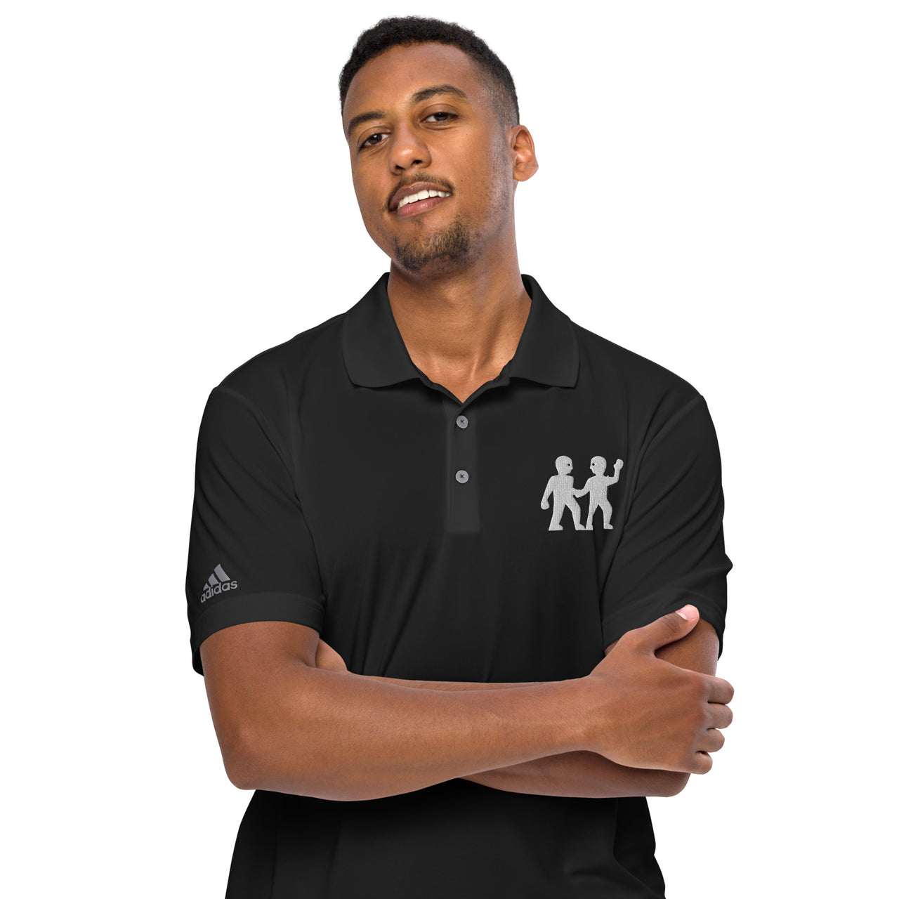 Men's Gemini Black Polo Shirt