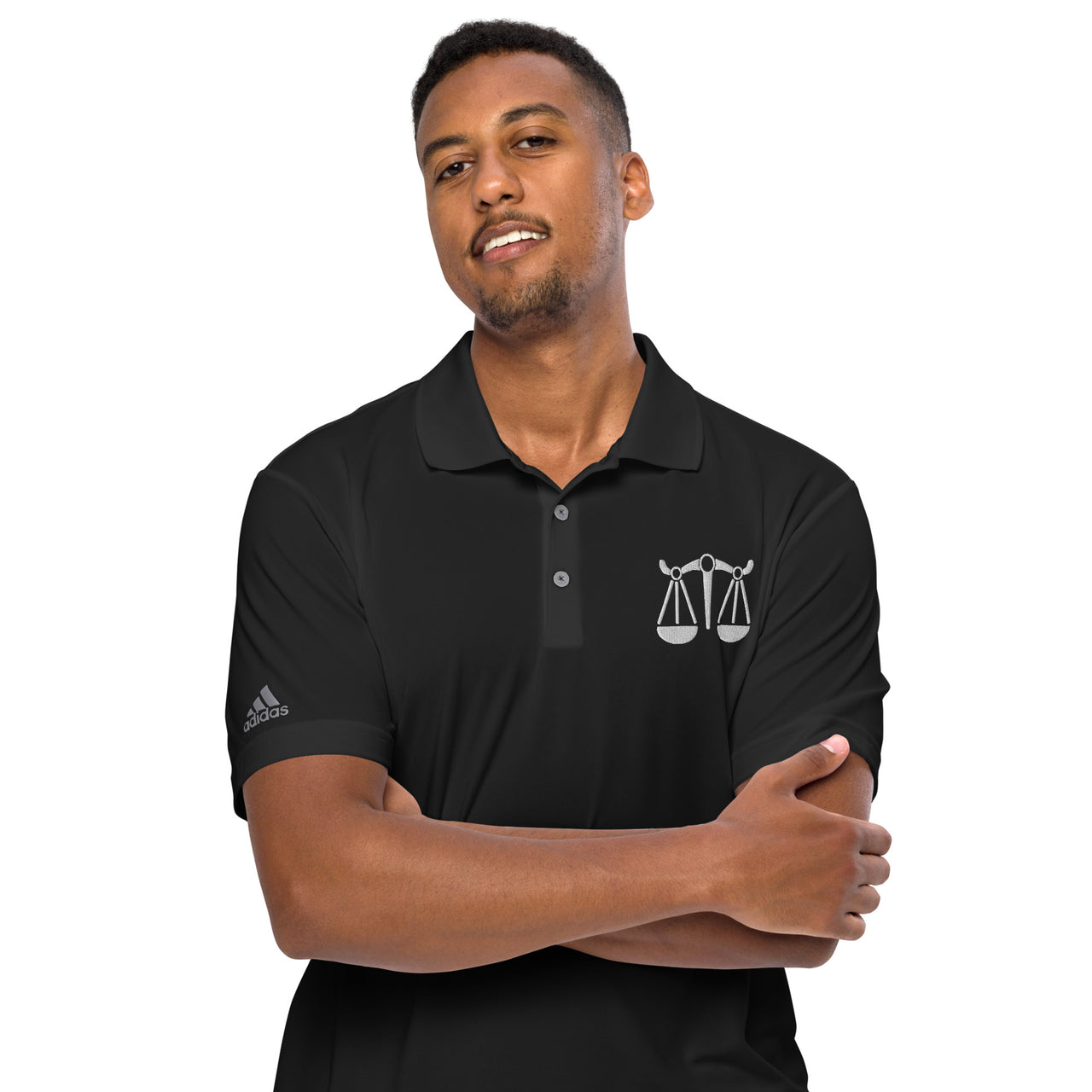 Men's Libra Black Polo Shirt