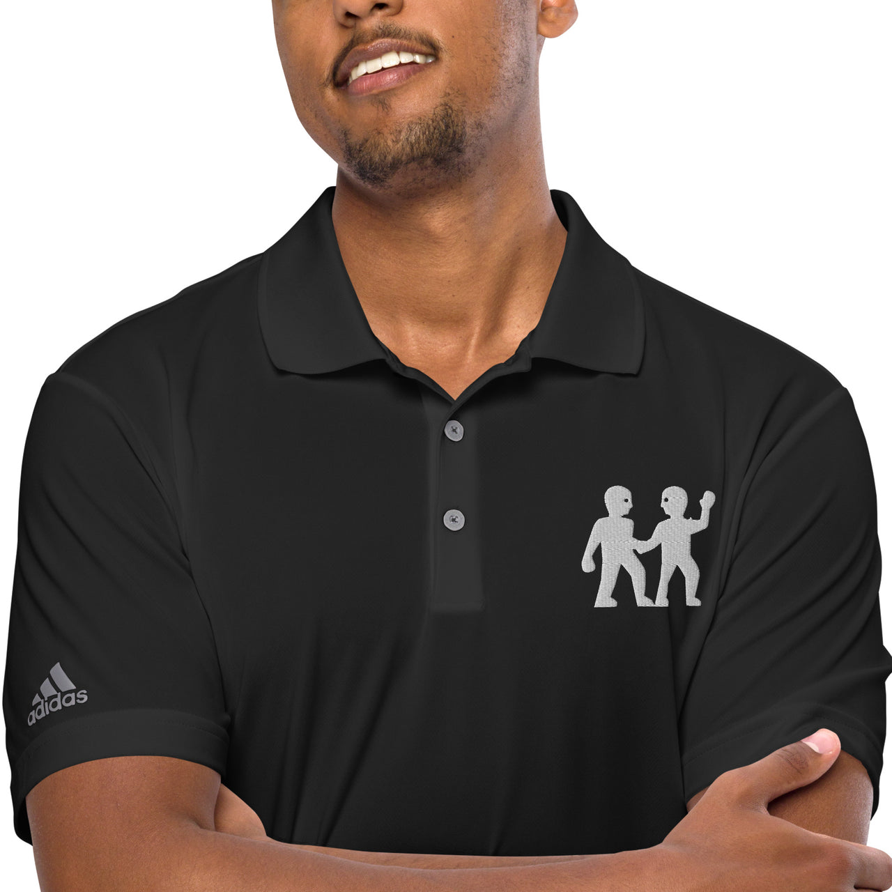 Men's Gemini Black Polo Shirt