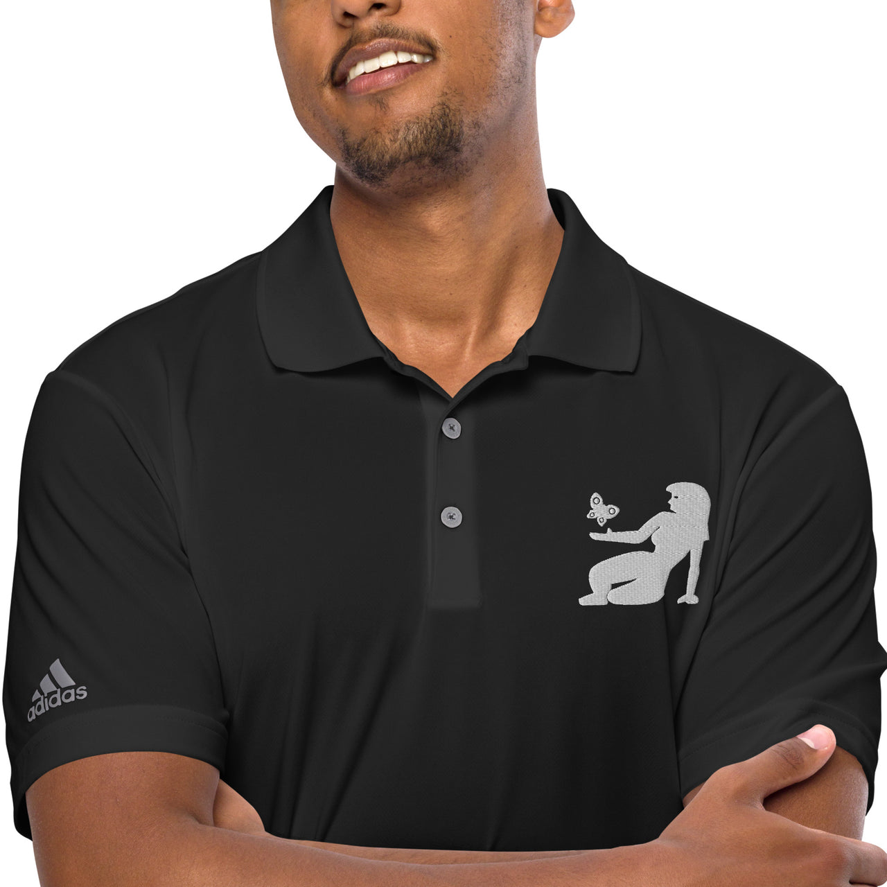 Men's Virgo Black Polo Shirt