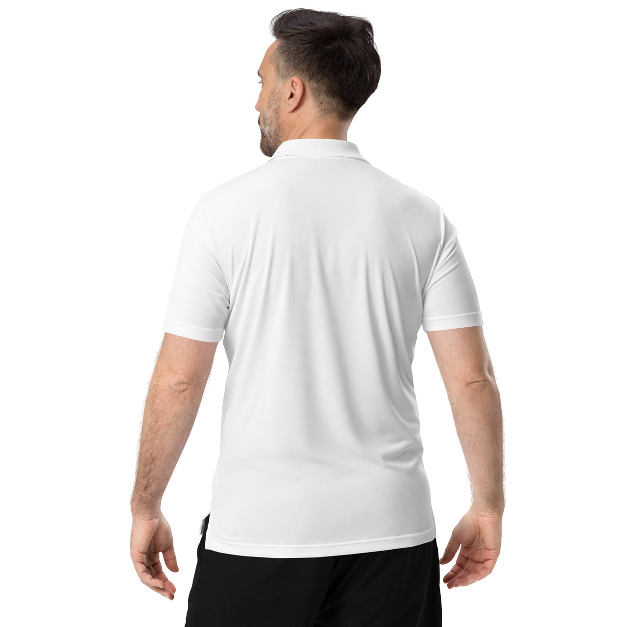 Men's Aquarius White Polo Shirt