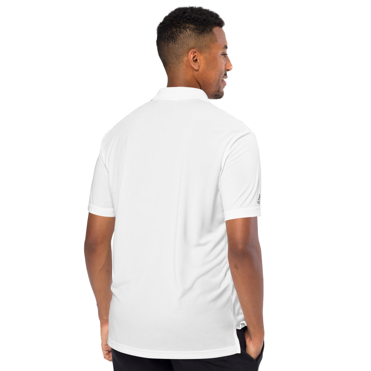 Men's Gemini White Polo Shirt