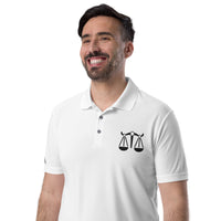 Thumbnail for Men's Libra White Polo Shirt