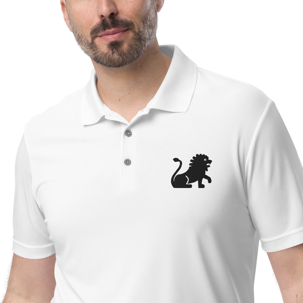 Men's Leo White Polo Shirt