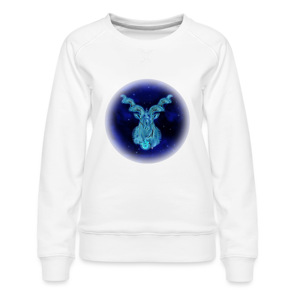 Women’s Premium Capricorn Sweatshirt - white