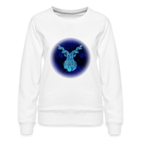 Thumbnail for Women’s Premium Capricorn Sweatshirt - white