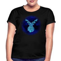 Thumbnail for Women's Relaxed Fit  Capricorn T-Shirt - black