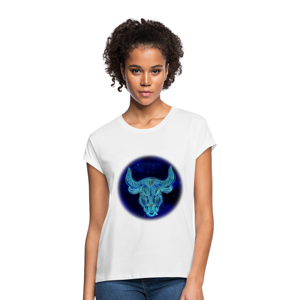 Women's Relaxed Fit Taurus T-Shirt - white