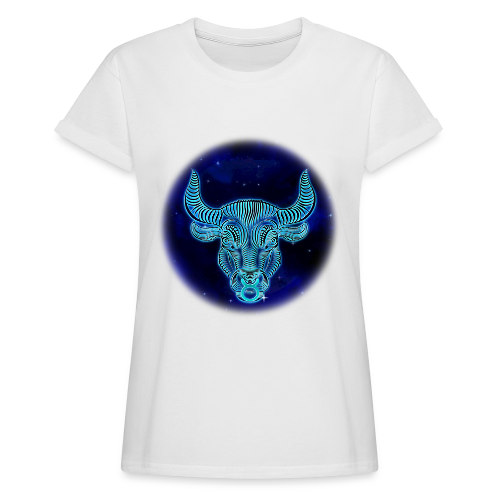 Women's Relaxed Fit Taurus T-Shirt - white