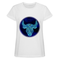 Thumbnail for Women's Relaxed Fit Taurus T-Shirt - white