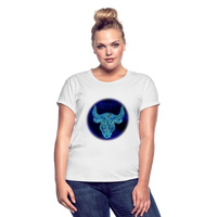 Thumbnail for Women's Relaxed Fit Taurus T-Shirt - white