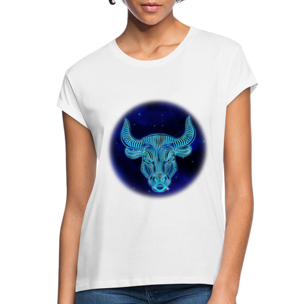 Women's Relaxed Fit Taurus T-Shirt - white