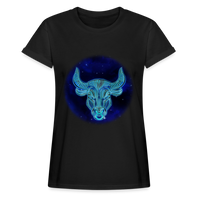 Thumbnail for Women's Relaxed Fit Taurus T-Shirt - black