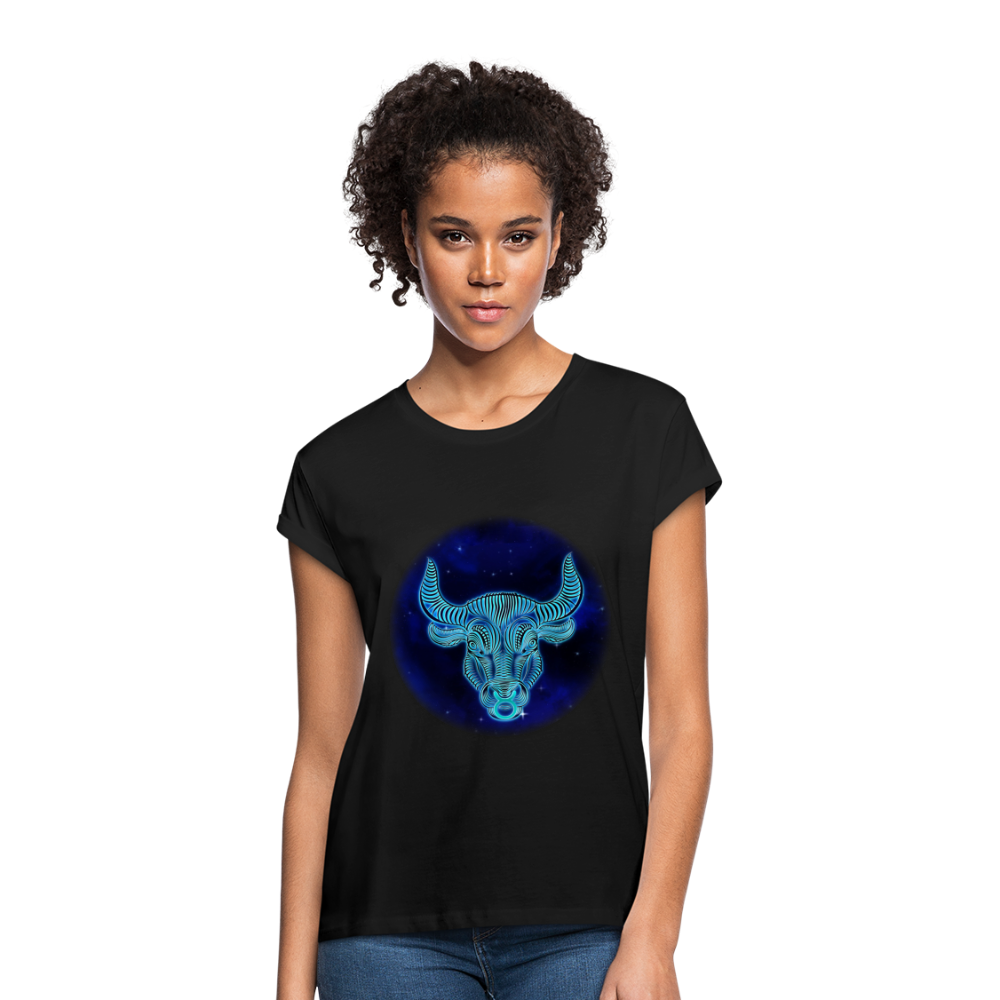 Women's Relaxed Fit Taurus T-Shirt - black