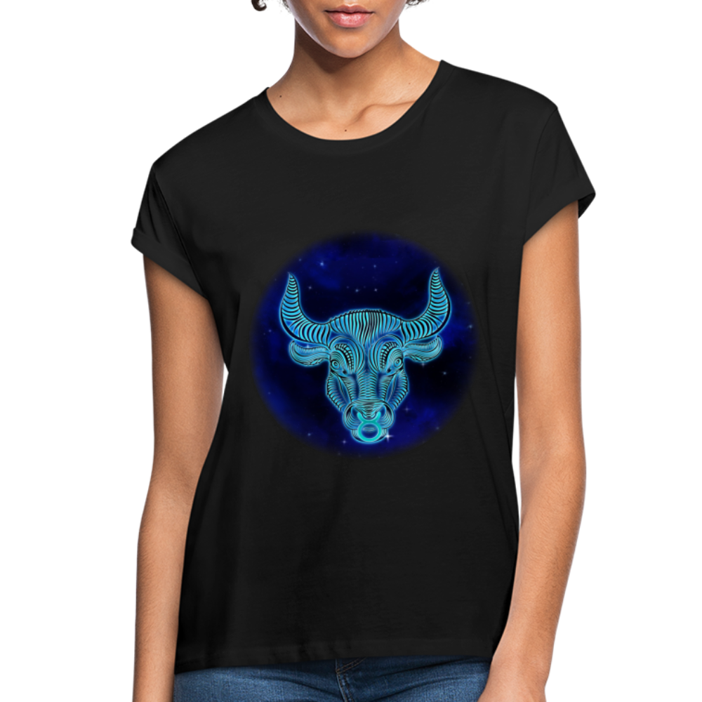 Women's Relaxed Fit Taurus T-Shirt - black