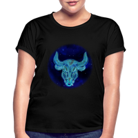 Thumbnail for Women's Relaxed Fit Taurus T-Shirt - black