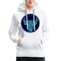 Thumbnail for Women’s Premium Taurus Hoodie - white