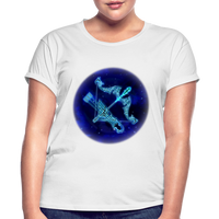 Thumbnail for Women's Relaxed Fit Sagittarius T-Shirt - white