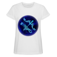 Thumbnail for Women's Relaxed Fit Sagittarius T-Shirt - white