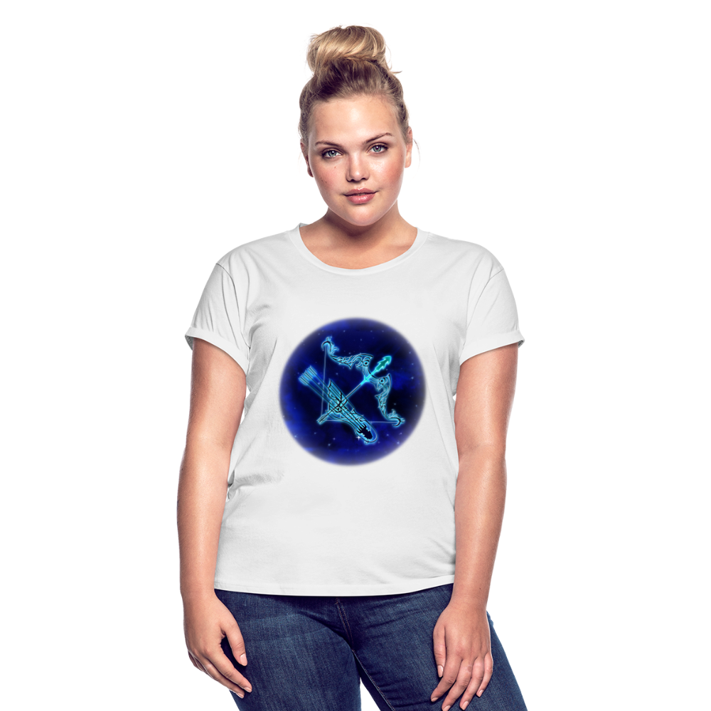 Women's Relaxed Fit Sagittarius T-Shirt - white