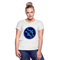 Thumbnail for Women's Relaxed Fit Sagittarius T-Shirt - white