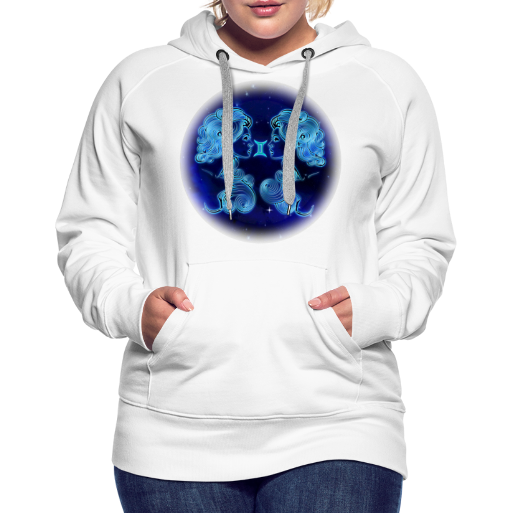 Women’s Premium Gemini Hoodie - white