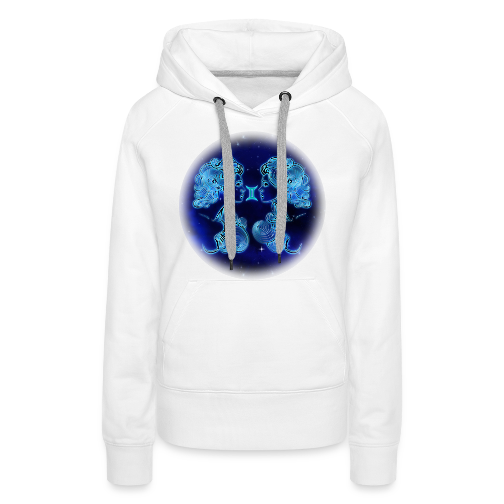 Women’s Premium Gemini Hoodie - white