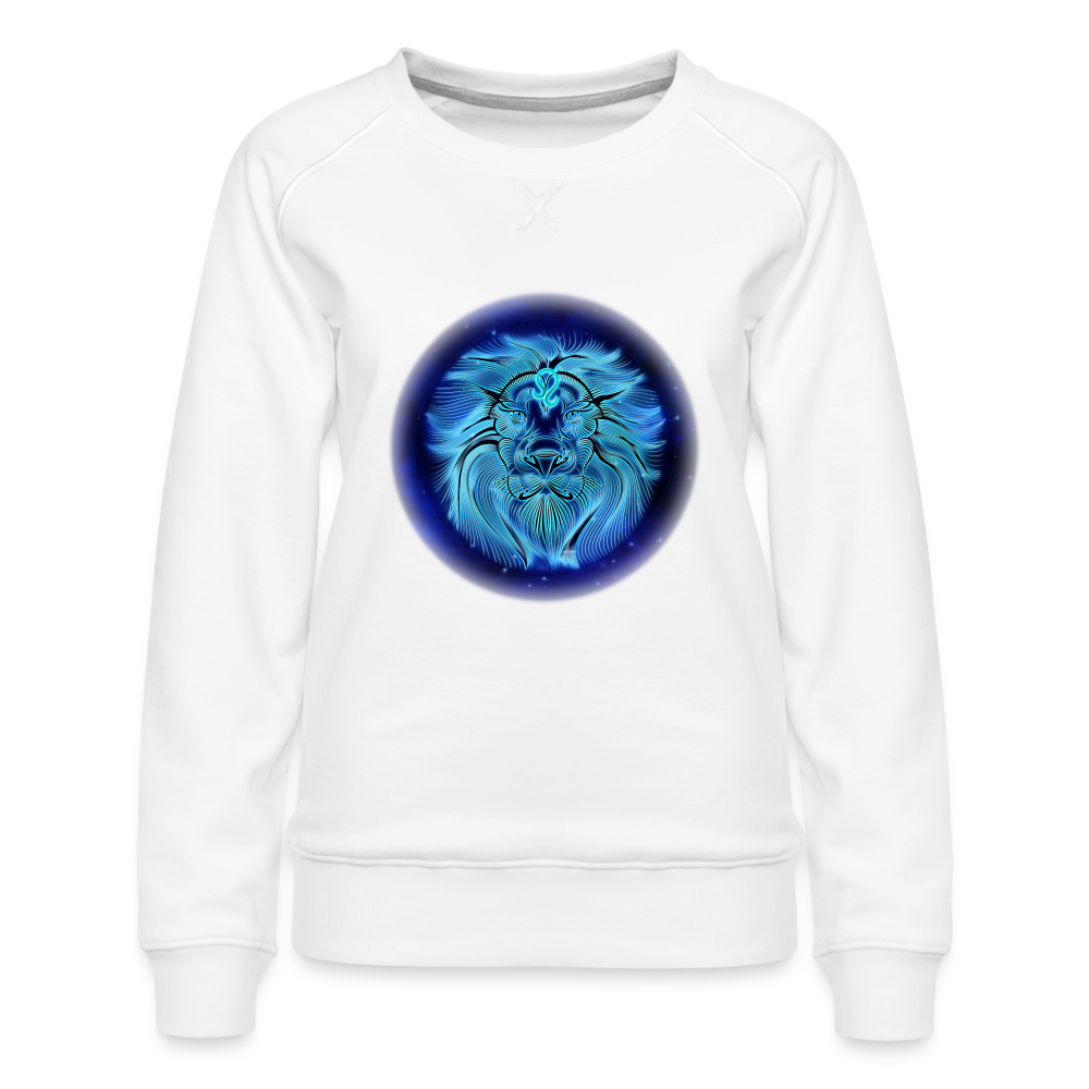 Women’s Premium Leo Sweatshirt - white